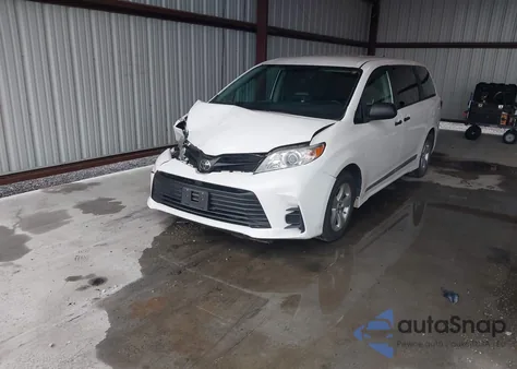 2020 Toyota Sienna L from USA, damaged, VIN 5TDZZ3DC1LS032881
